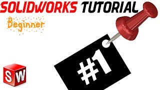 SolidWorks Beginner Tutorial 1 Interface Add ins New Part Options  Units [upl. by Llertnod]