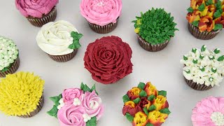 How to Pipe Buttercream Flowers thefreshplate06 [upl. by Ranit]