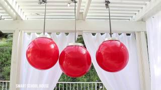 How to Make Giant Christmas Ornaments with a Ball [upl. by Orianna]