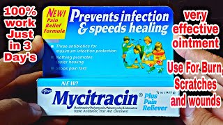 Mycitracin Ointment  A Triple Antibiotic Cream  Benefits or Uses  How to Apply in UrduHindi [upl. by Irep]