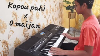 Kopou Pahi Ture Khupat x O Maijan  Bihu Special  keyboard cover by Bornil Das [upl. by Acinomad]