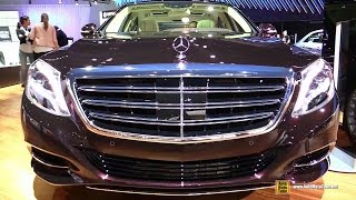 2015 MercedesBenz SClass S600 V12  Exterior and Interior Walkaround  2014 LA Auto Show [upl. by Kora112]