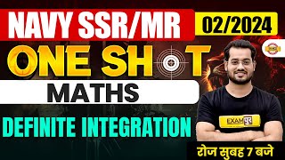 NAVY SSR 022024  MATHS  ONE SHOT  Definite integration  BY VIVEK RAI SIR [upl. by Gonsalve]