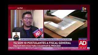 Ya son 10 postulantes a Fiscal General [upl. by Euqor]