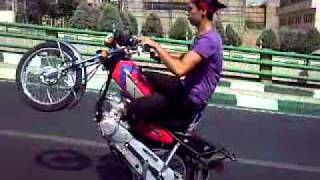 cdi 125 wheelie takcharkh iran tehran [upl. by Enneibaf289]