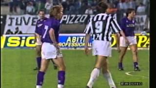 1990 May 2 Juventus Italy 3 Fiorentina Italy 1 UEFA Cup [upl. by Haras997]