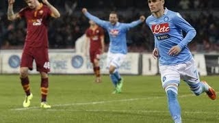 NapoliRoma 10  Callejon punisce i giallorossi 100314 [upl. by Derrek]