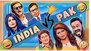 Indian Media Vs Pakistani Media Funny FightNews Anchors Best Viral Thug Life Savage Hilarious Roast [upl. by Ancelin16]