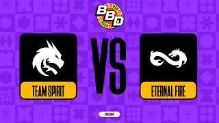 EN Team Spirit vs Eternal Fire  BetBoom Dacha CS2 Belgrade 2024 Playoff [upl. by Aicatan380]