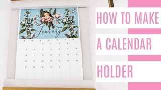 How To Make A Calendar Holder Video [upl. by Ingamar]