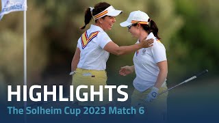 Solheim Cup 2021 Single Match Leona Maguire Vs Jennifer Kupcho Highlights [upl. by Craner]