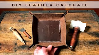 How to Make a Leather Catchall [upl. by Jelena]