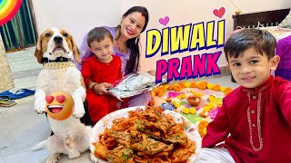 Devanshi Pe Diwali Prank Kiya 😭 Special Chai Pakoda Party 😍 [upl. by Aniratak812]