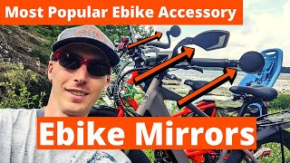 Hafny Ebike Mirror Review  A Must Have Accessory [upl. by Eilarol]