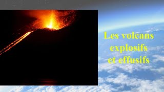 Les volcans explosifs et effusifs [upl. by Anaek]