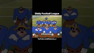 Diddy Football League  F🏈CK BALL  Ghetto Cartoon VoiceOver In The Hood PART 1 shorts [upl. by Milo402]