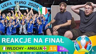 REAKCJE NA FINAŁ EURO 2020 ⚽🏆 WŁOCHY 1  1 ANGLIA 32 [upl. by Noyes]