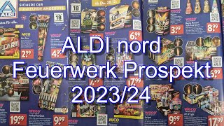 ALDI Nord Feuerwerk Prospekt 202324 [upl. by Jordanson]