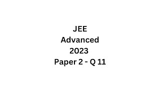 JEE Advanced 2023 Paper 2 I Question 11 I Atomic Structure [upl. by Ike]