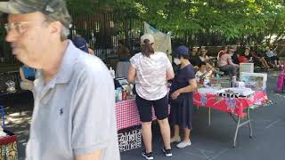 Flea Market at New York City Stuyvesant Town in the East Village [upl. by Sonitnatsok]