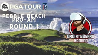 PEBBLE BEACH PROAM  Career Mode  Round 1  EA Sports PGA Tour 2023 [upl. by Tab366]