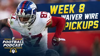 Week 8 Waiver Wire Pickups 2020 Fantasy Football [upl. by Rosana]