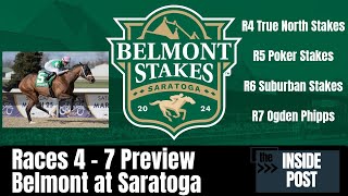 Early Pick 4 Sequence Belmont at Saratoga Races 47 Watch and Win [upl. by Ailahtan]