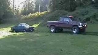 Lifted Ford Ranger Pulling Out S10 [upl. by Ttiwed]