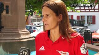 Flames Interview mit der Trainerin [upl. by Ahaelam]