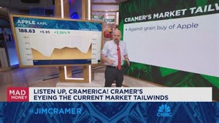 Jim Cramer is eyeing current market tailwinds [upl. by Ennaisoj]