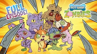 Kitty Cabin in the Woods 🙀 Pet Shop Zombies 🧟‍♀️ Full Episode 🛒 Funny Halloween Cartoon for Kids [upl. by Mackoff]