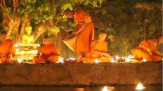 Makha Bucha Night  Pan Tao Temple 20120307 [upl. by Lanta]