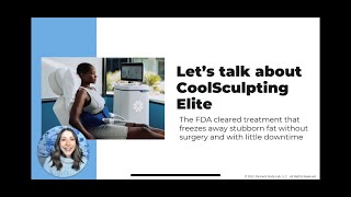 CoolSculpting Elite Version  Everything You Need To Know  Element Body Lab  2022 [upl. by Ttirb]