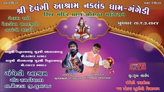 🔴Live શ્રી દેવાંગી આશ્રમ નકલંગ ધામ ગંગેડી ગેલમાં તથા મેલડી માતાજી નો માંડવો 632024 [upl. by Jerz]