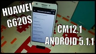 ANDROID LOLLIPOP  HUAWEI G620S CM121 [upl. by Collimore]