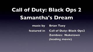 Call of Duty Black Ops 2  zombie nuketown loading screen quotSamanthas Dreamquot [upl. by Kallista]