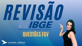 Revisão FGV IBGE [upl. by Idok905]