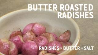 Butter Roasted Radishes Low Carb [upl. by Noerb98]