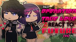 💞   Past Operation True Love React to The Future  Webtoon  Part 12  GCRV  Gacha Club [upl. by Hubble]