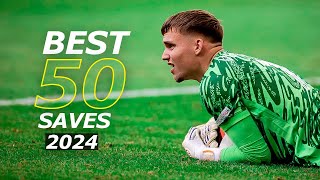 Best 50 Goalkeeper Saves 2024  HD 21 [upl. by Cown]