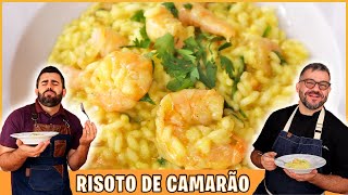 RISOTO DE CAMARÃO com o Chef Vavo I Receitas de Pai [upl. by Nnaeiluj207]