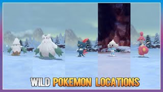 Pokémon BDSP  SnoverAbomasnowSneaselMeditite amp Medicham Locations [upl. by Ellary]