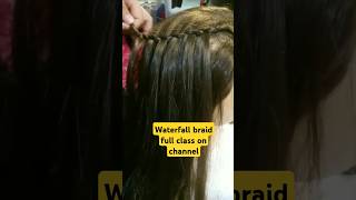 Waterfall braids easy methodshorts youtubeshorts [upl. by Daryl238]