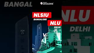 NLSIU Bangalore 🆚 NLU Delhi 🥊  Which Law School is the BEST [upl. by Amis]