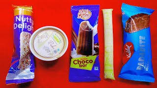 ICE CREAM CHALLENGE chocobar nutty deigh Amul Magnum Brownie Arun Cornetto Cream Vadilal [upl. by Doro]