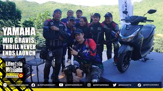 YAMAHA MIO GRAVIS THRILL NEVER ENDS LAUNCH [upl. by Delinda]