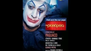 Pagliacci Full movie Domingo  Stratas  Pons Zeffirelli [upl. by Korry249]