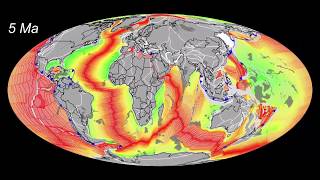 Plate Tectonics 400 Ma to Today by CR Scotese [upl. by Arymat]