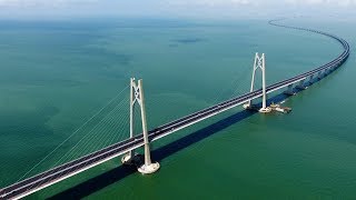 Crossing an Ocean The Hong KongZhuhaiMacau Bridge [upl. by Atiuqaj710]