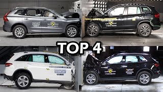 Top 4 Safest SUVs 2018 [upl. by Nallad]